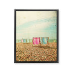 Deckchairs Framed Canvas Print Gallery Image 8
