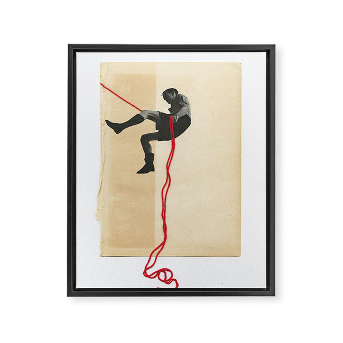 Descending Framed Canvas Print Gallery Image 1