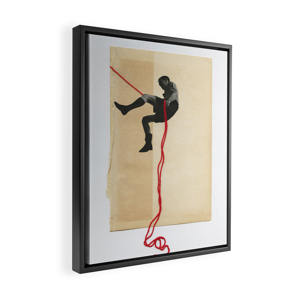 Descending Framed Canvas Print Gallery Image 2