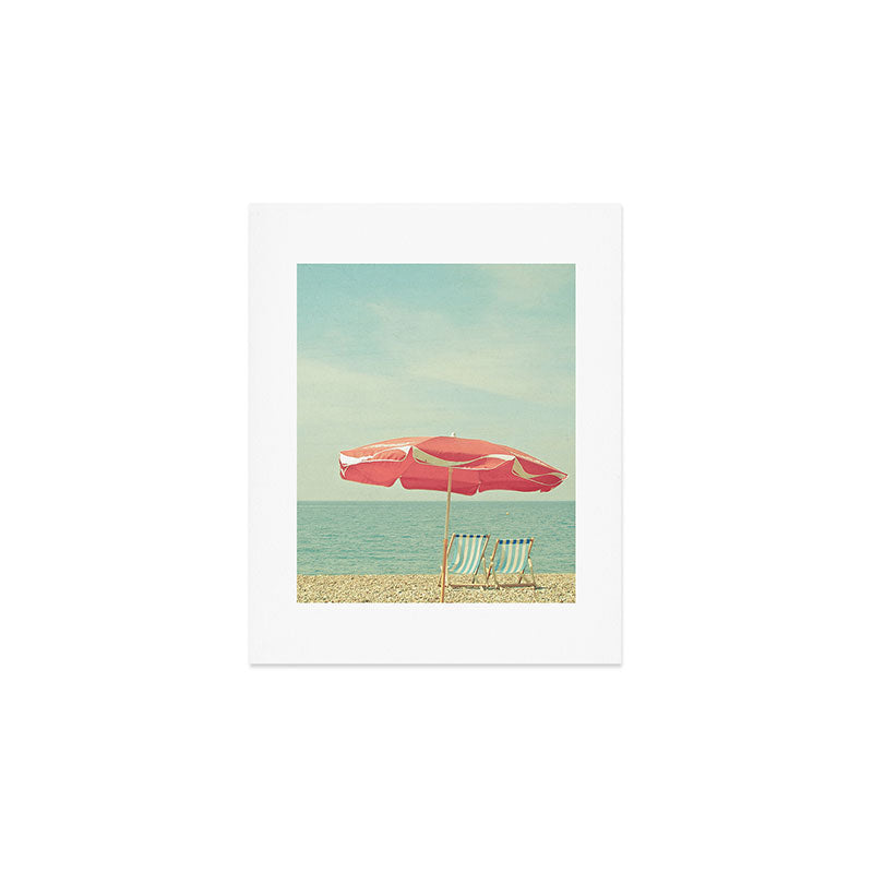 Deserted Beach Art Print Gallery Image 1