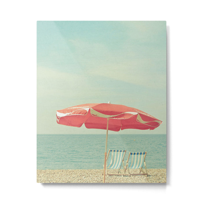 Deserted Beach Metal Print Gallery Image 1