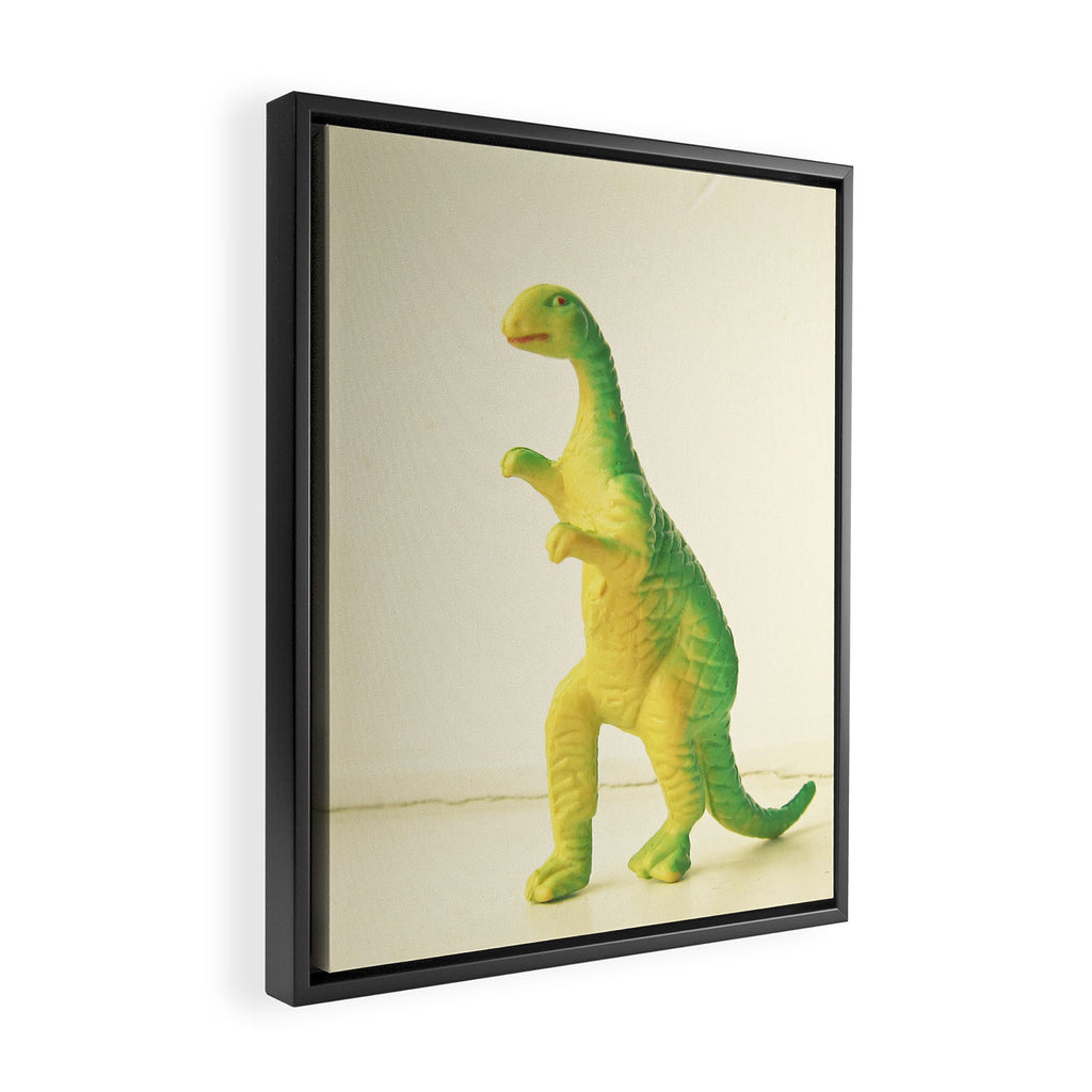 Dinosaur Attack Framed Canvas Print Gallery Image 2