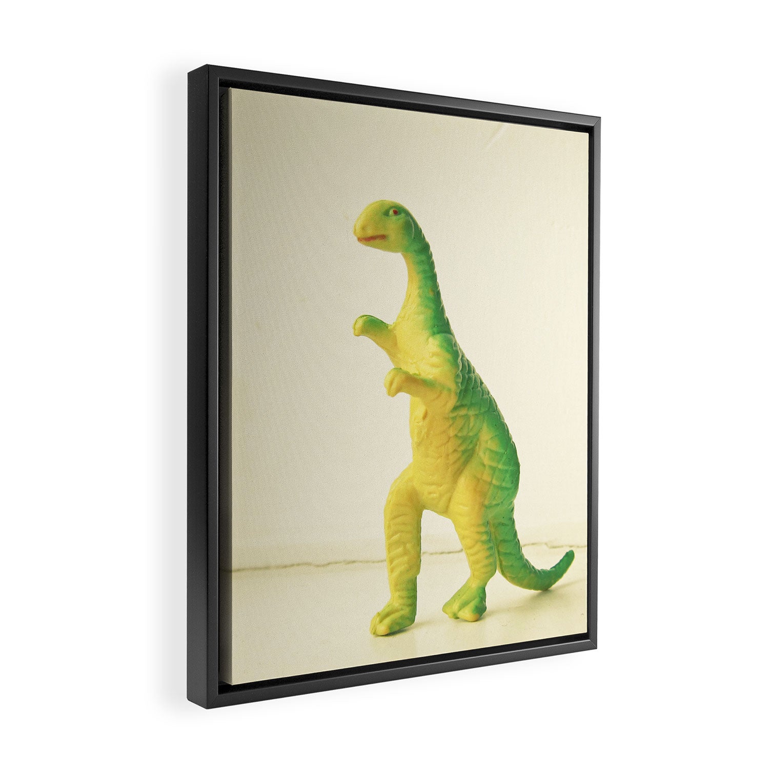 Dinosaur Attack Framed Canvas Print Gallery Image 2