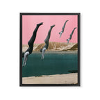 Dive Framed Canvas Print Gallery Image 6
