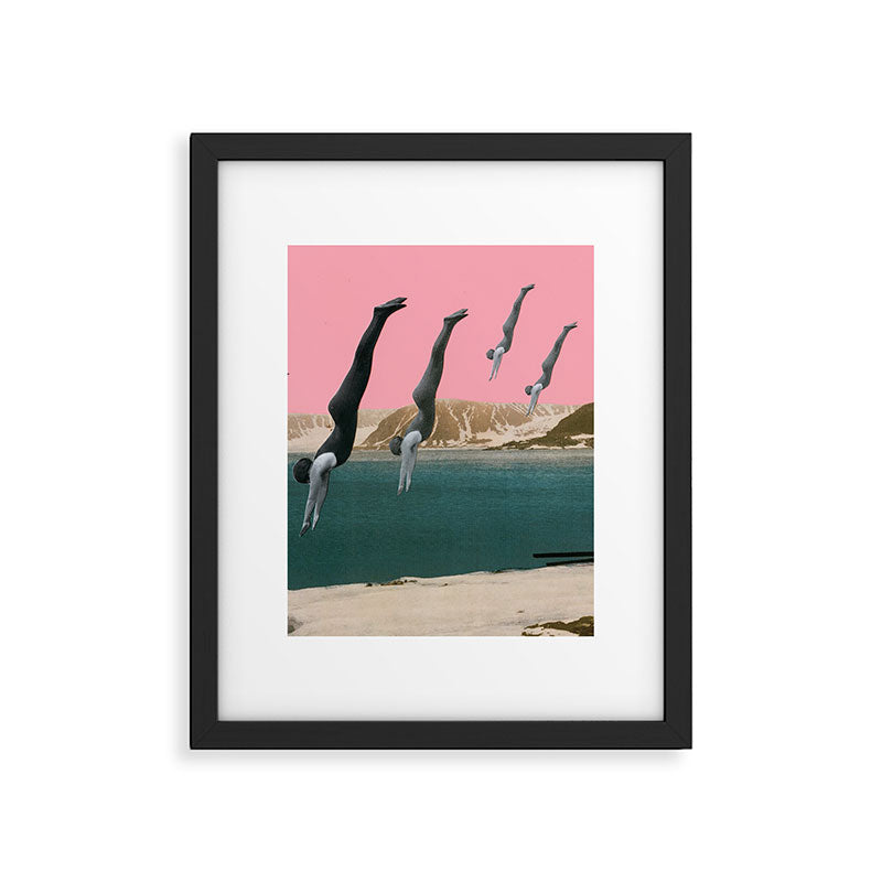 Dive Framed Art Print Gallery Image 5