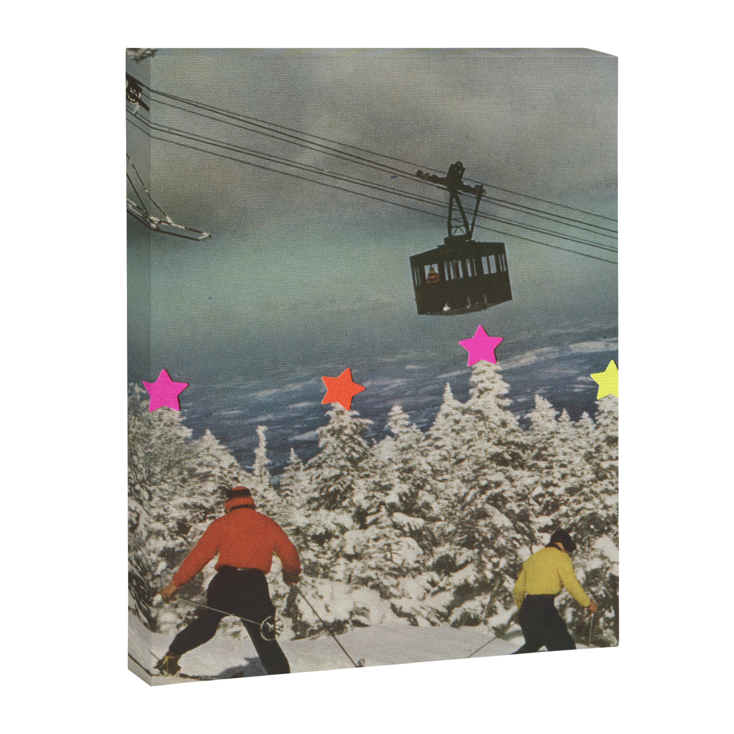 Drunk Skiing Canvas Print Gallery Image 6