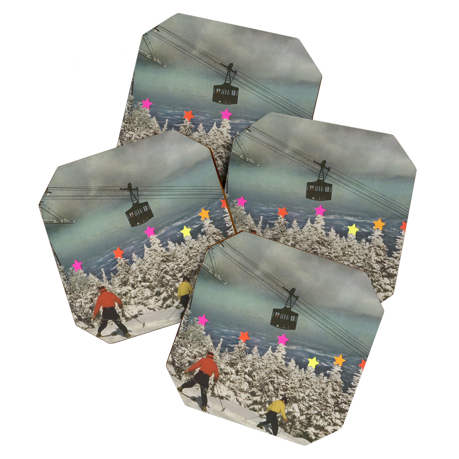 Drunk Skiing Coaster Gallery Image 1