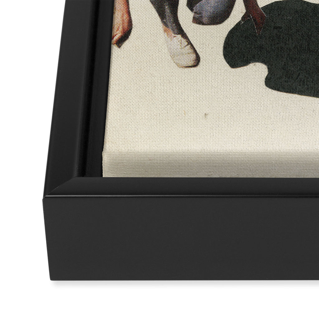 Encounter Framed Canvas Print Gallery Image 3