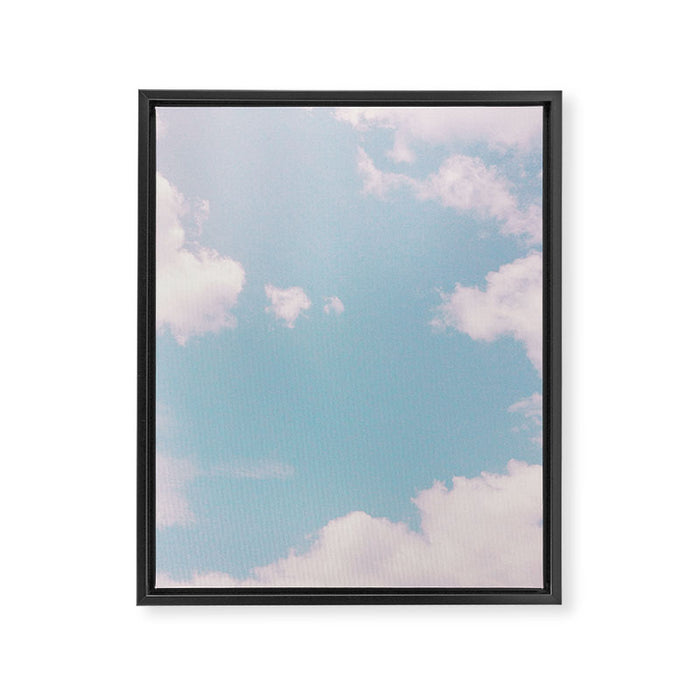 Every Cloud Has a Pink Lining Framed Canvas Print Gallery Image 1