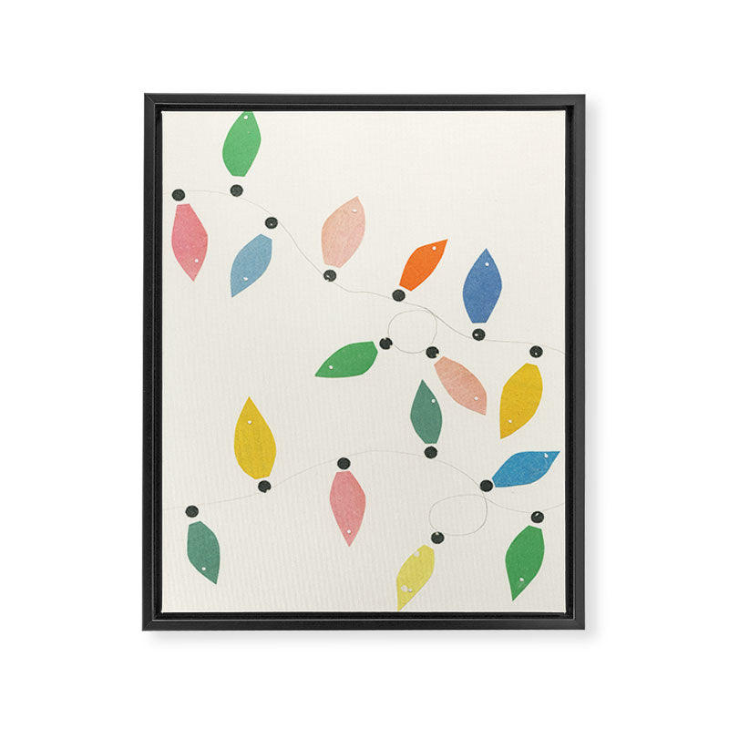 Fairy Lights Framed Canvas Print Gallery Image 6