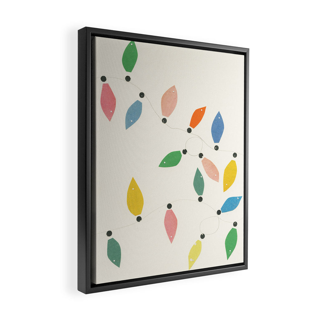 Fairy Lights Framed Canvas Print Gallery Image 2