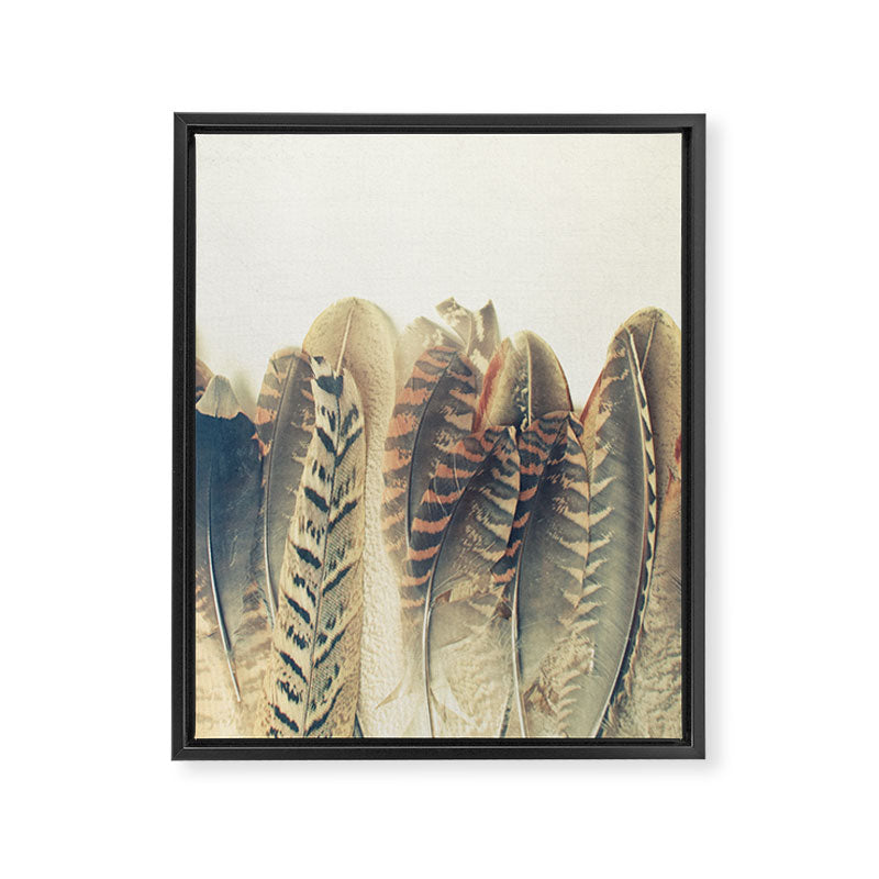 Feather Dip Framed Canvas Print Gallery Image 8