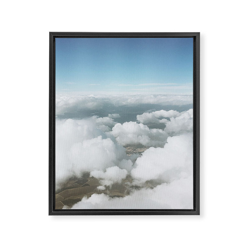 Fluffy Clouds Framed Canvas Print Gallery Image 8