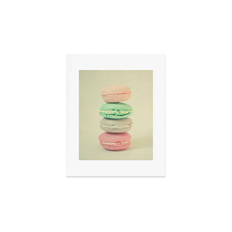 Four Macarons Art Print Gallery Image 1