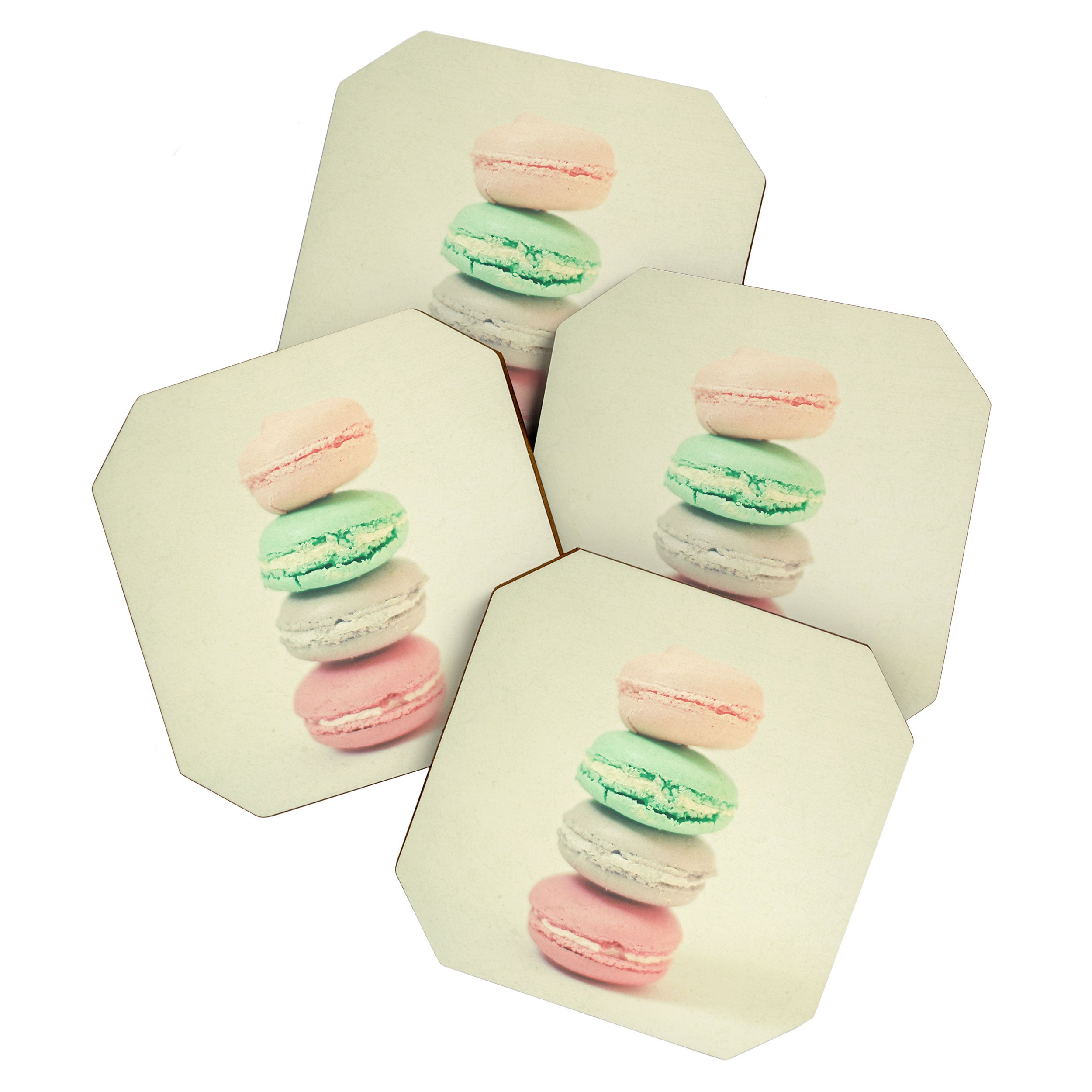 Four Macarons Coaster Gallery Image 1