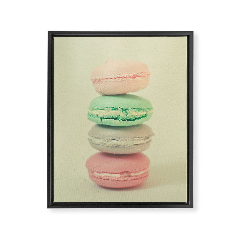 Four Macarons Framed Canvas Print Gallery Image 8