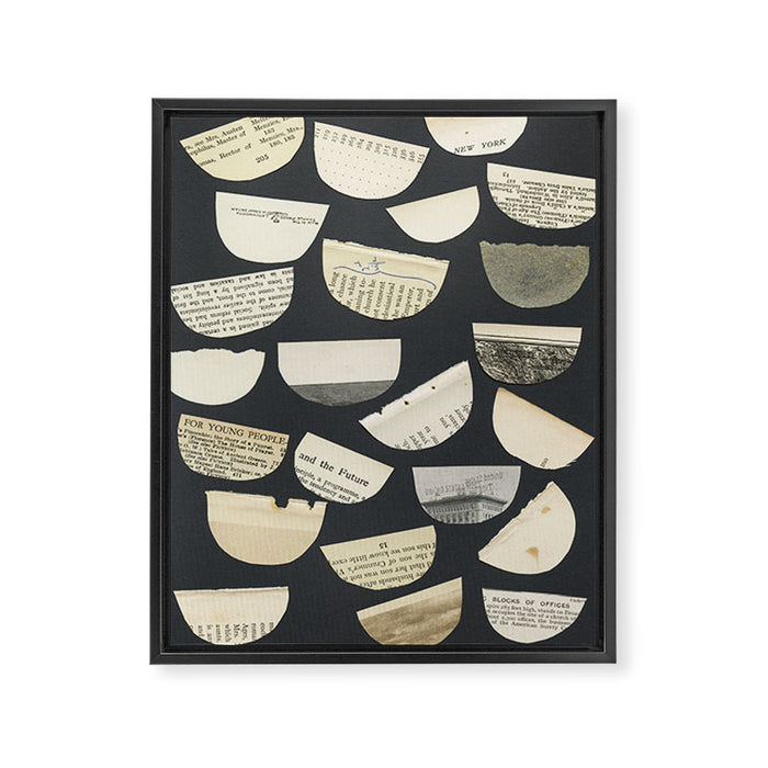 Free Words Framed Canvas Print Gallery Image 1