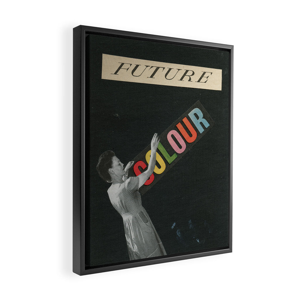 Future Colour Framed Canvas Print Gallery Image 2
