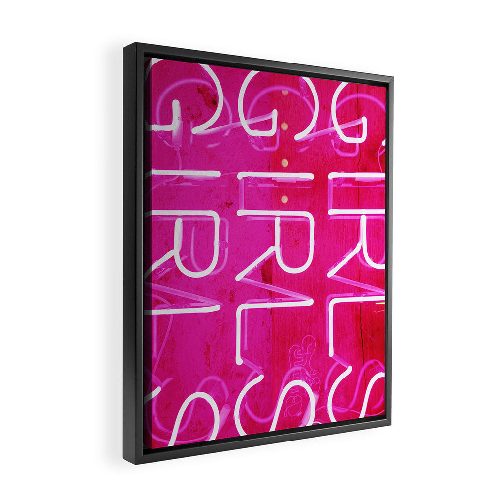 Girls Framed Canvas Print Gallery Image 2