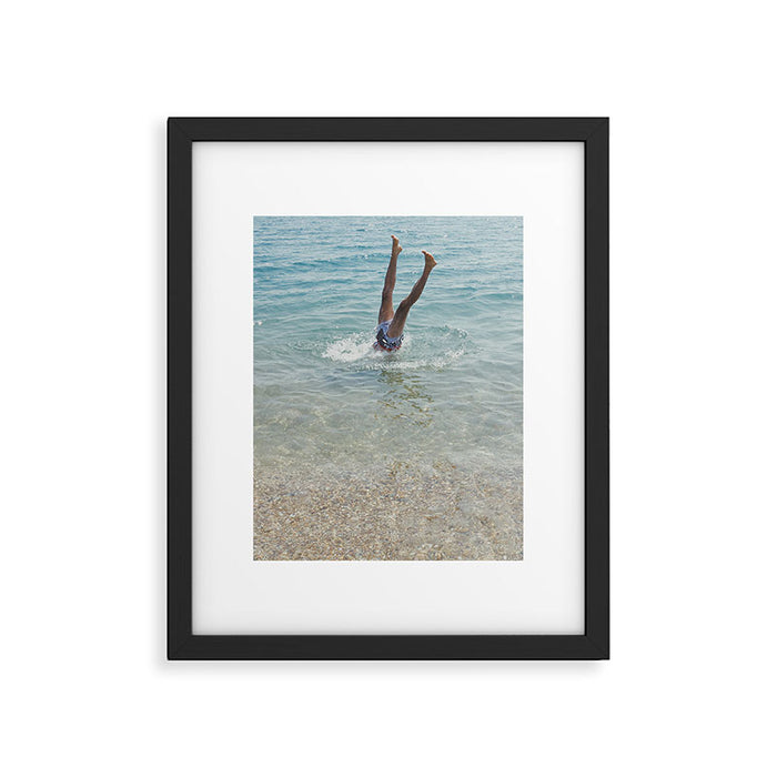 Handstand Framed Art Print Gallery Image 1