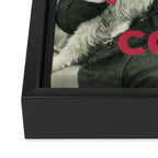 I Prefer Cats Framed Canvas Print Gallery Image 3