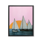 Into the Sunset Framed Canvas Print Gallery Image 6