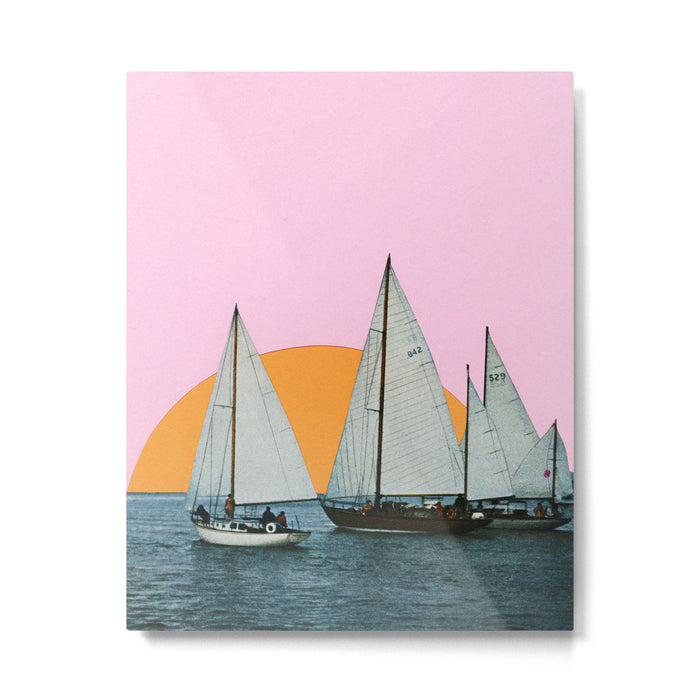 Into the Sunset Metal Print Gallery Image 1