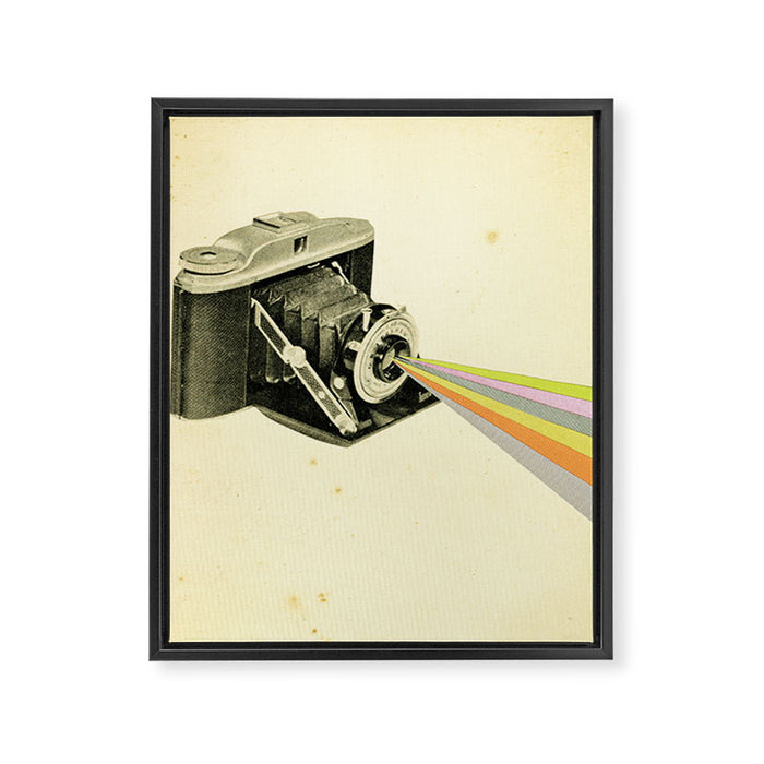 It's a Colourful World Framed Canvas Print Gallery Image 1