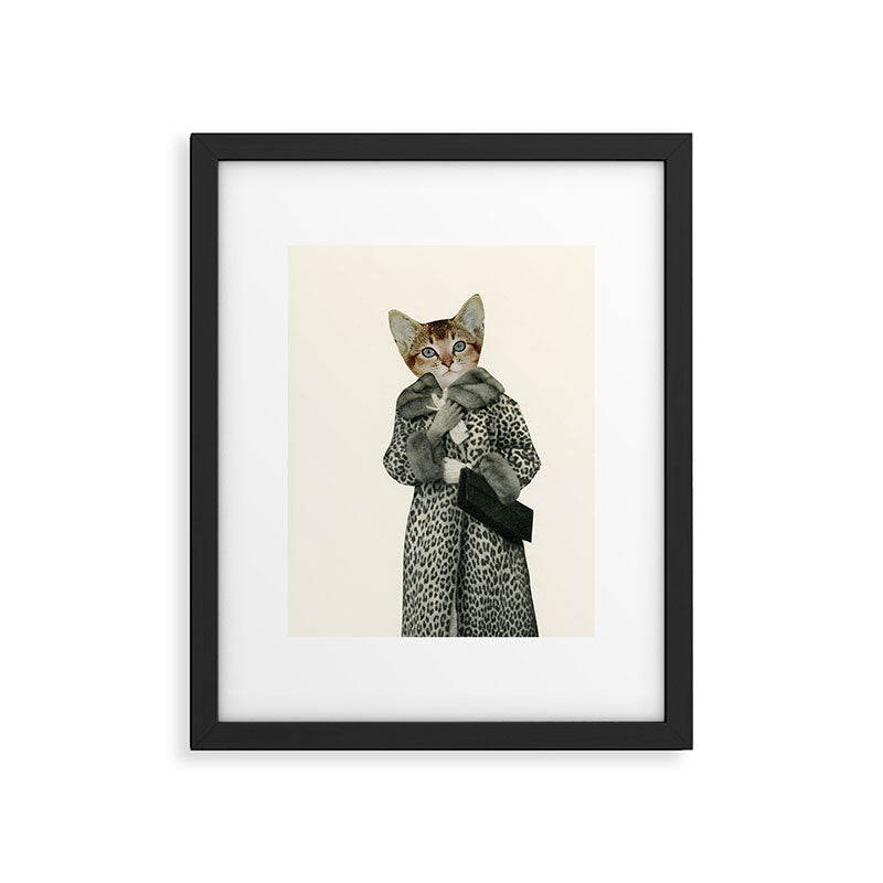 Kitten Dressed as Cat Framed Art Print Gallery Image 5