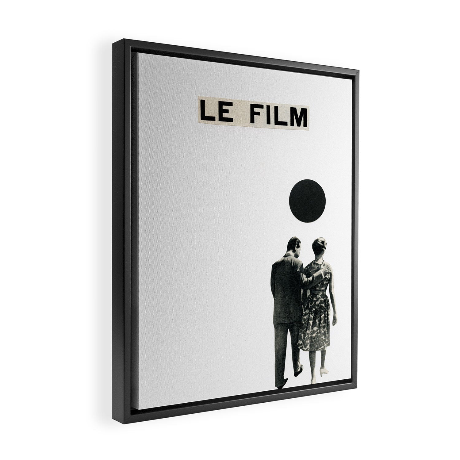 Le Film Framed Canvas Print Gallery Image 2