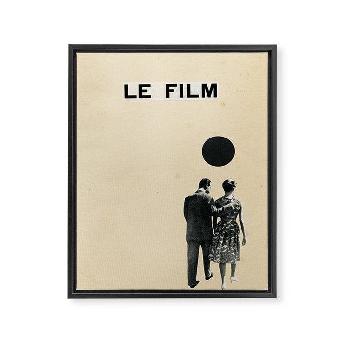 Le Film Framed Canvas Print Gallery Image 1