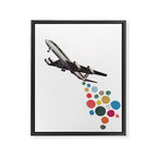 Leaving on a Jet Plane II Framed Canvas Print Gallery Image 6