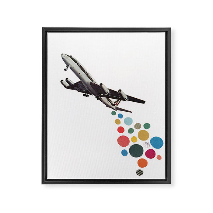 Leaving on a Jet Plane II Framed Canvas Print Gallery Image 1