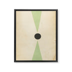 Mint Bow Framed Canvas Print Gallery Image 6