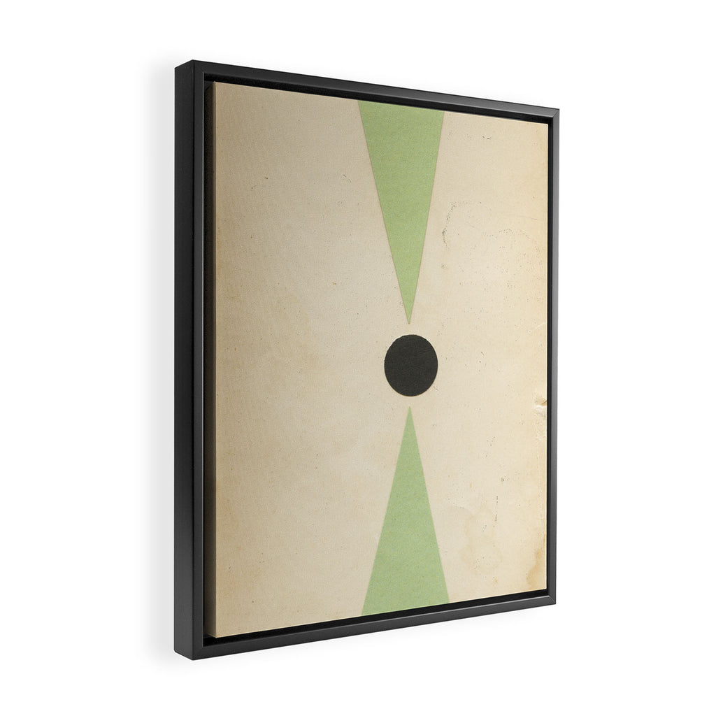 Mint Bow Framed Canvas Print Gallery Image 2