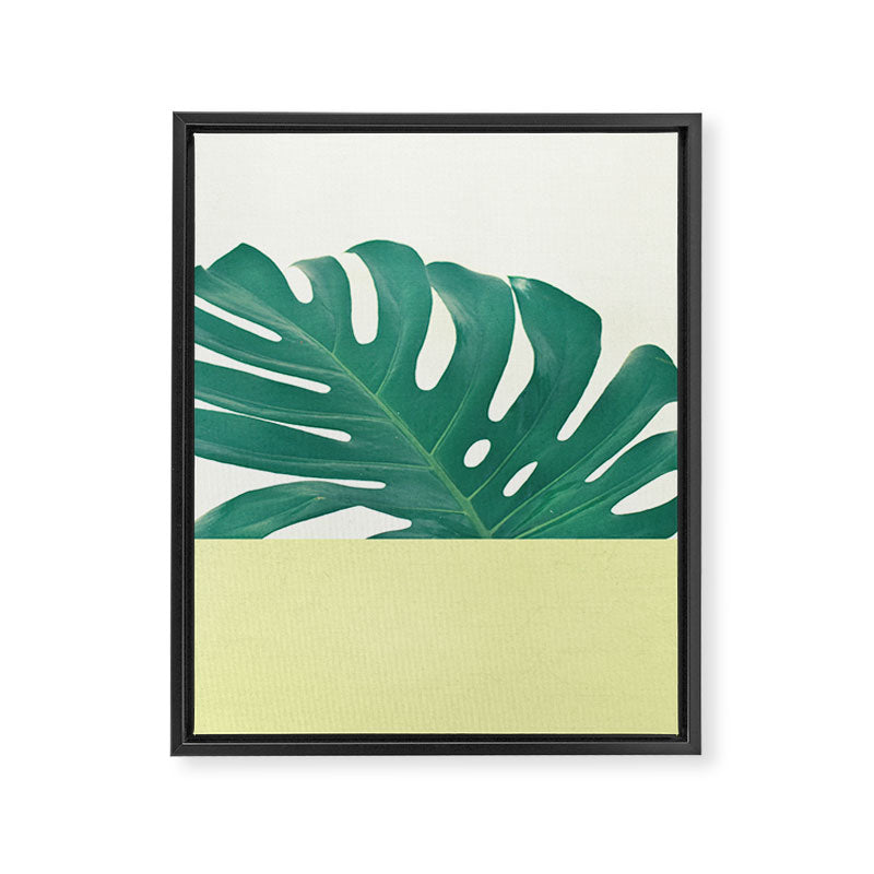Monstera Dip II Framed Canvas Print Gallery Image 8
