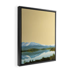 Mountain Lake Framed Canvas Print Gallery Image 2