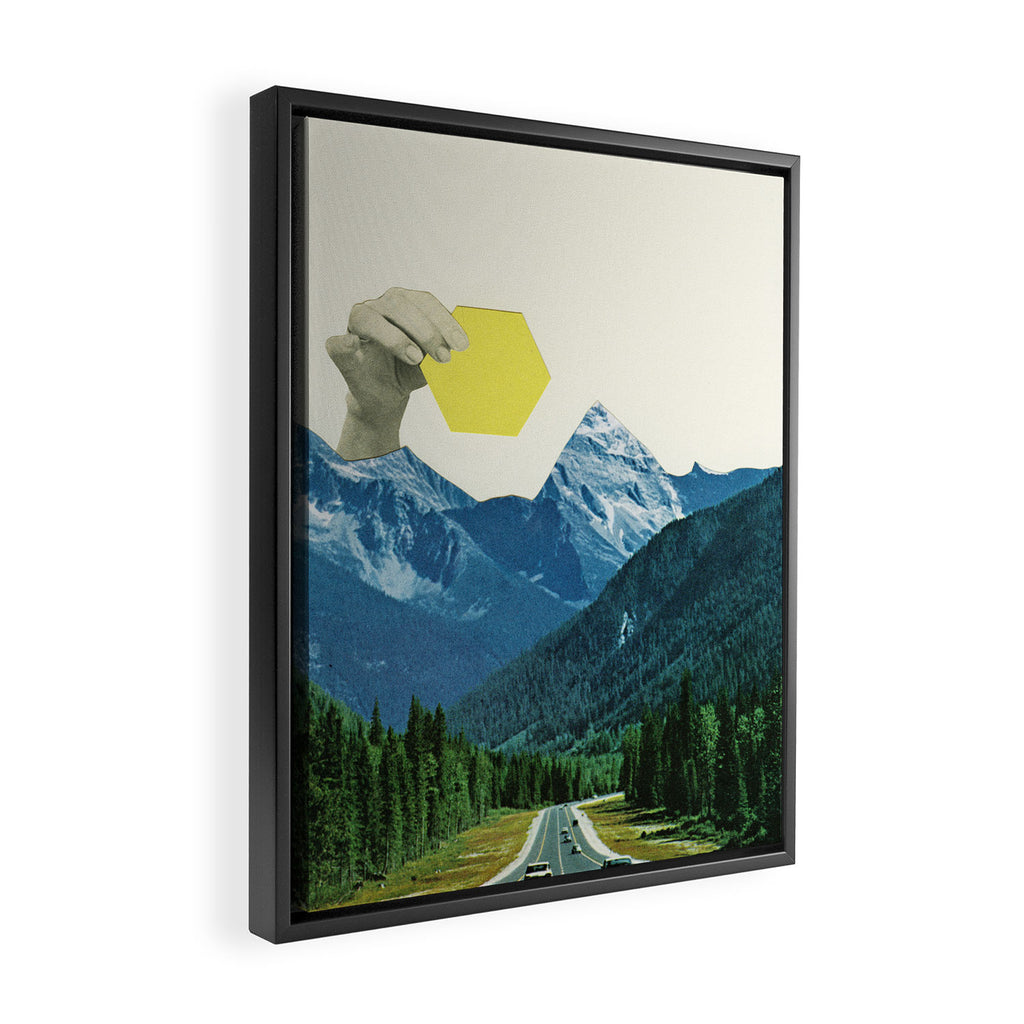 Moving Mountains Framed Canvas Print Gallery Image 2