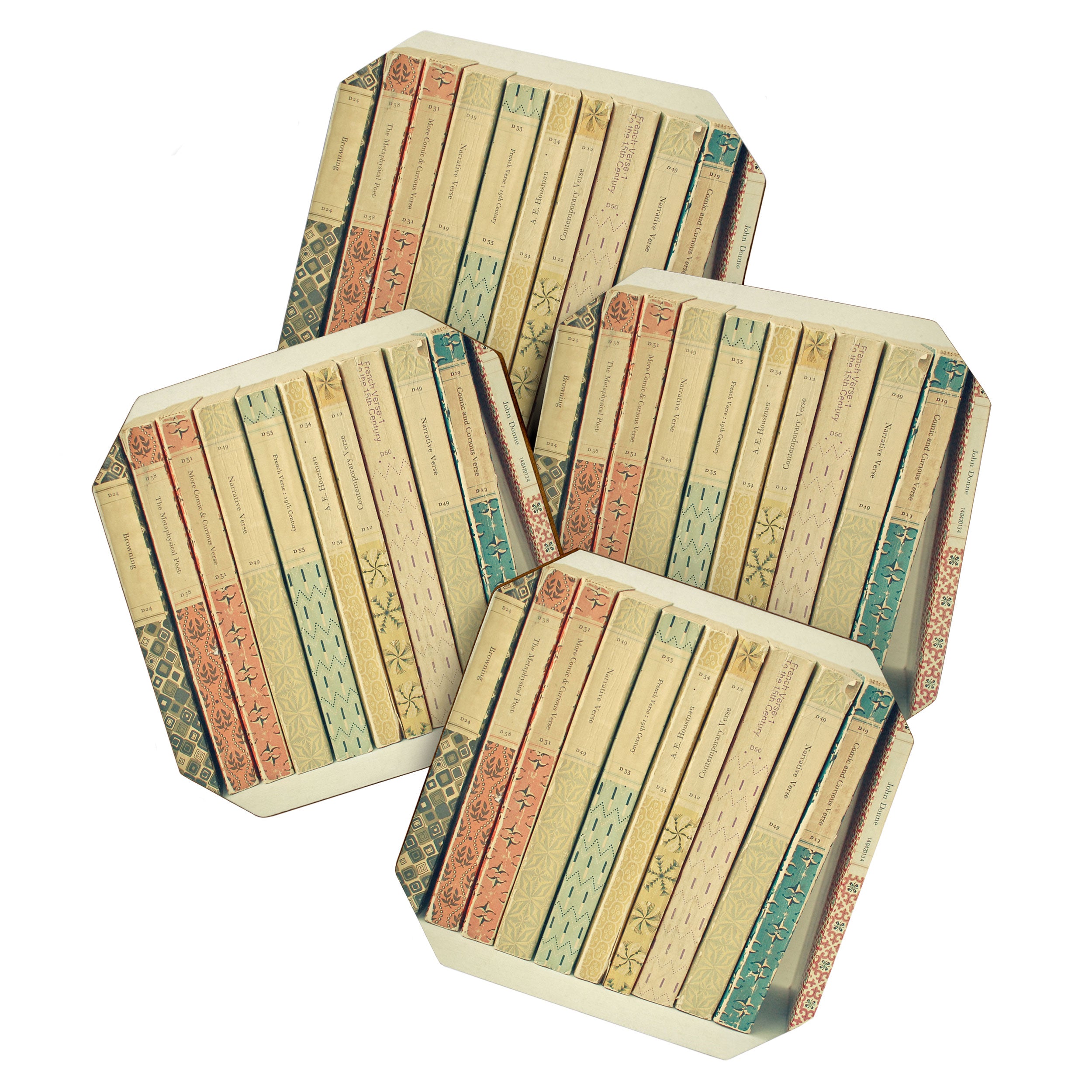 Old Books Coaster Gallery Image 1