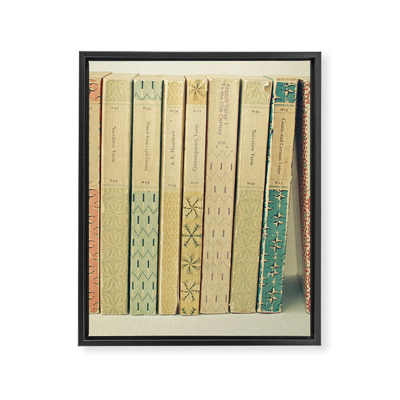 Old Books Framed Canvas Print Gallery Image 8