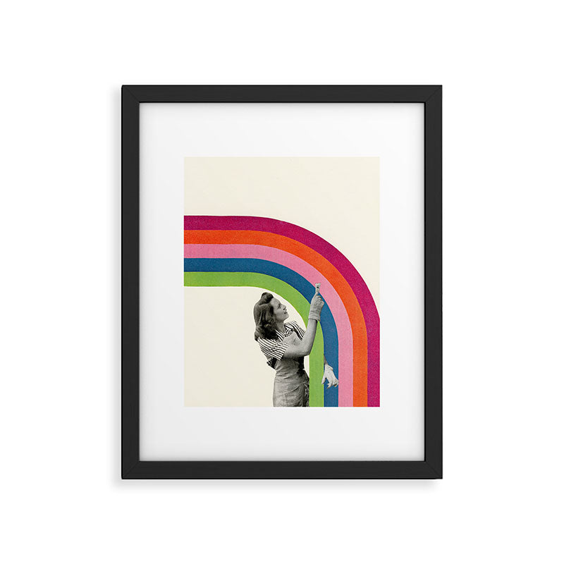 Paint a Rainbow Framed Art Print Gallery Image 4