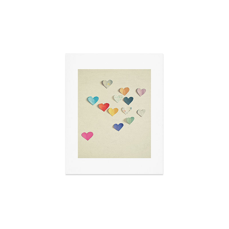 Paper Hearts Art Print Gallery Image 1