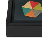 Paper Shapes Framed Canvas Print Gallery Image 3
