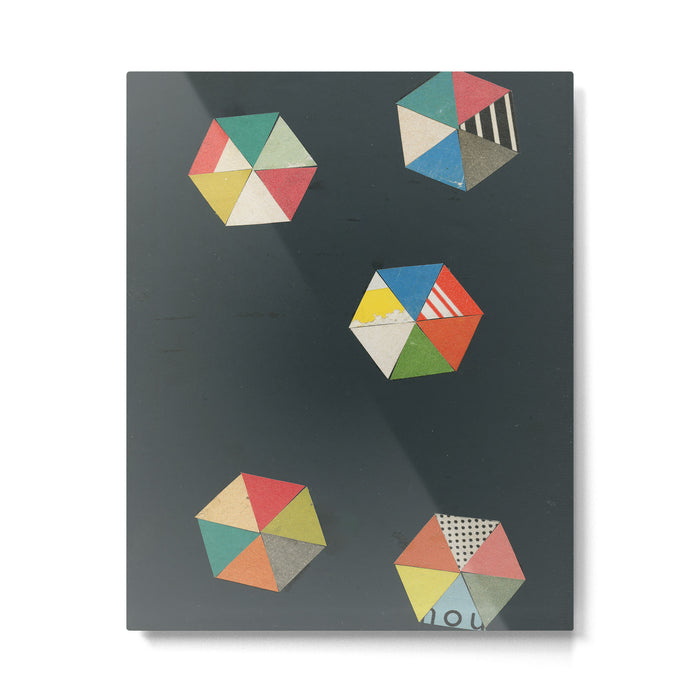 Paper Shapes Metal Print Gallery Image 1