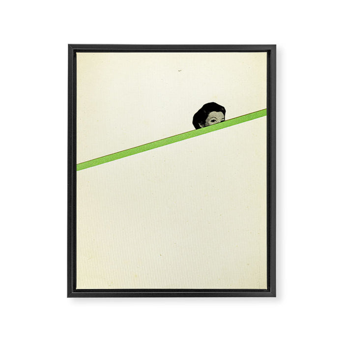 Peekaboo Framed Canvas Print Gallery Image 1
