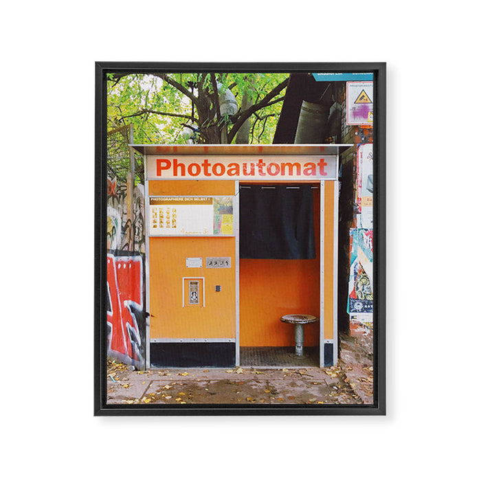 Photoautomat Framed Canvas Print Gallery Image 1