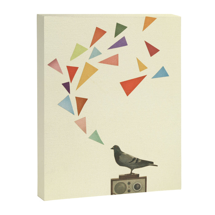 Pigeon Radio Canvas Print Gallery Image 1