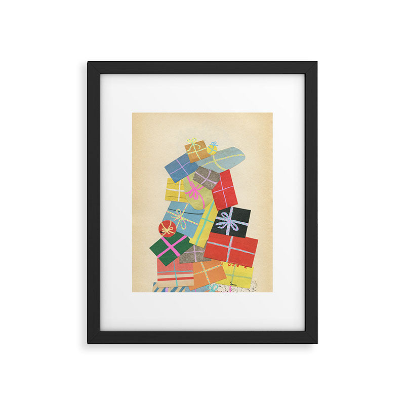 Pile of Presents Framed Art Print Gallery Image 5