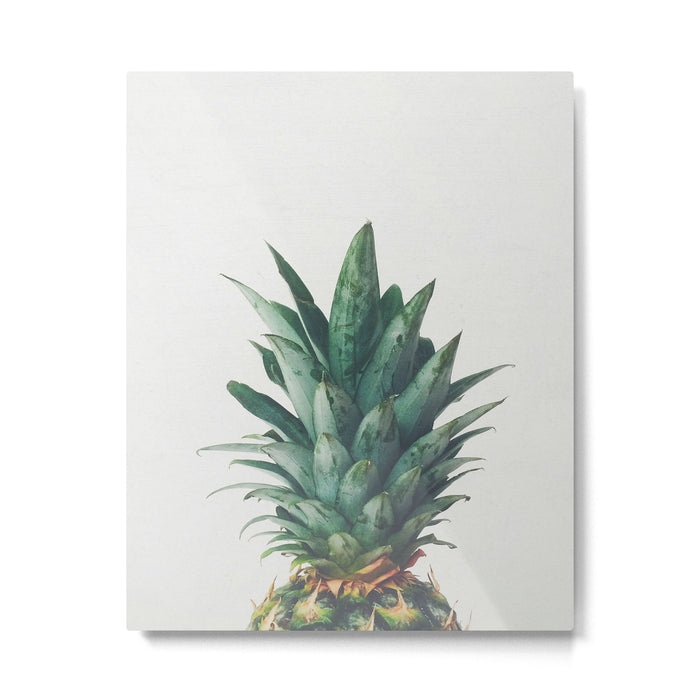 Pineapple Top Metal Print Gallery Image 1