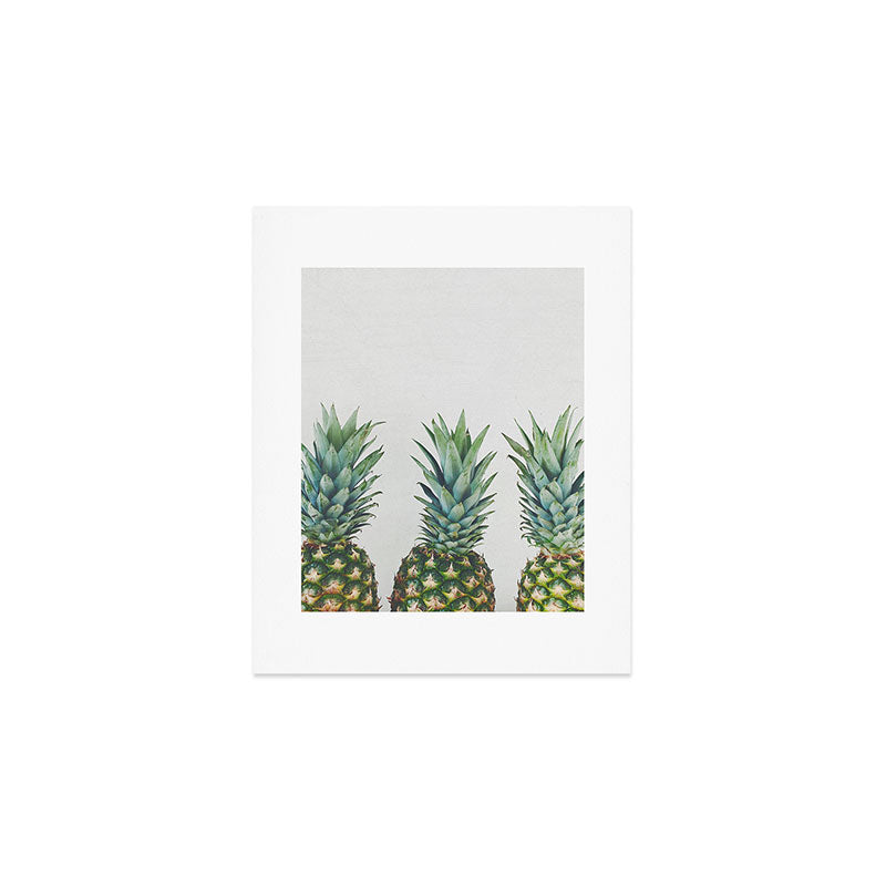 Pineapple Trio Art Print Gallery Image 1